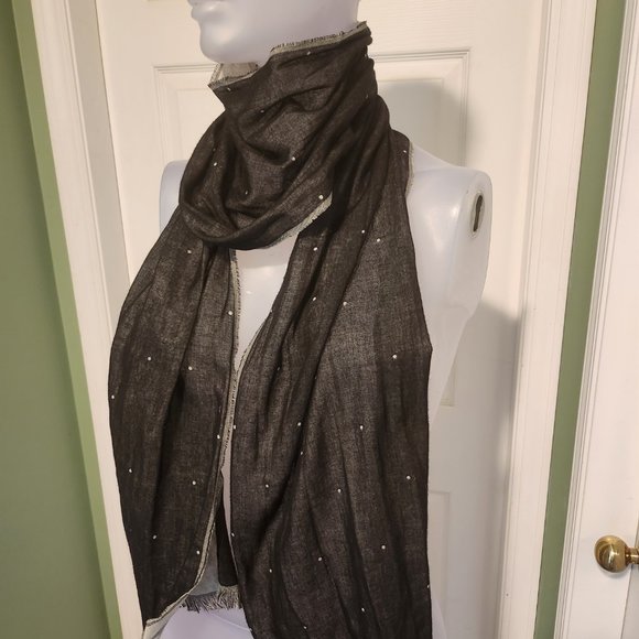 Polka Dot Pashmina - Picture 2 of 2